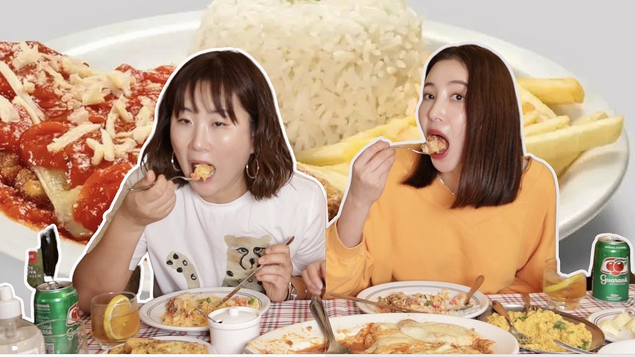 E A PRIMEIRA VEZ DE UMA MÃE COREANA PROVANDO PARMEGIANA?
