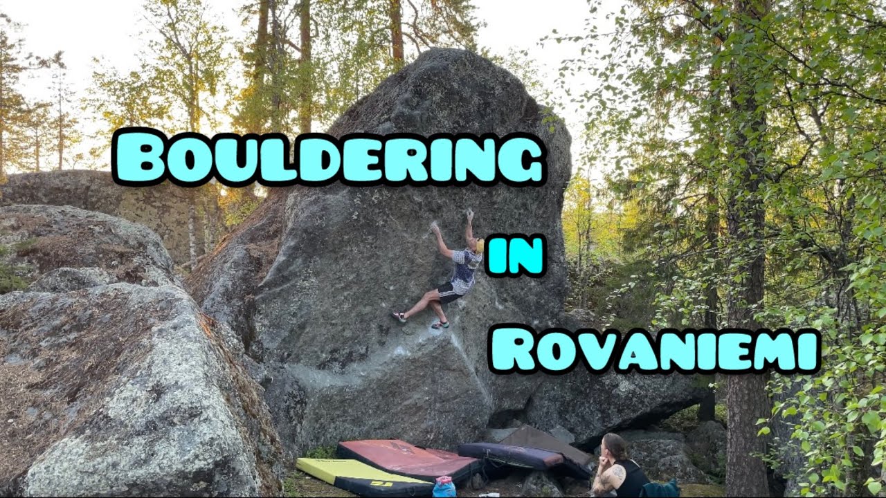 Finland bouldering in Rovaniemi