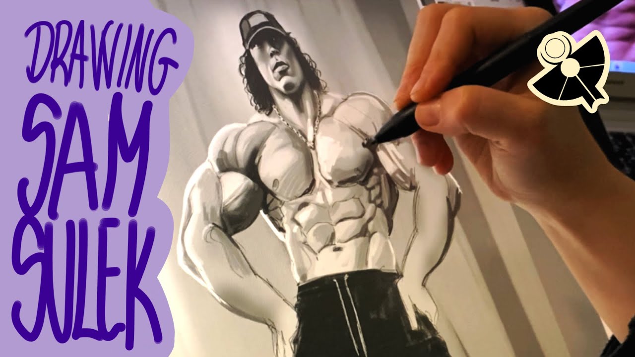 Drawing my favorite YouTuber