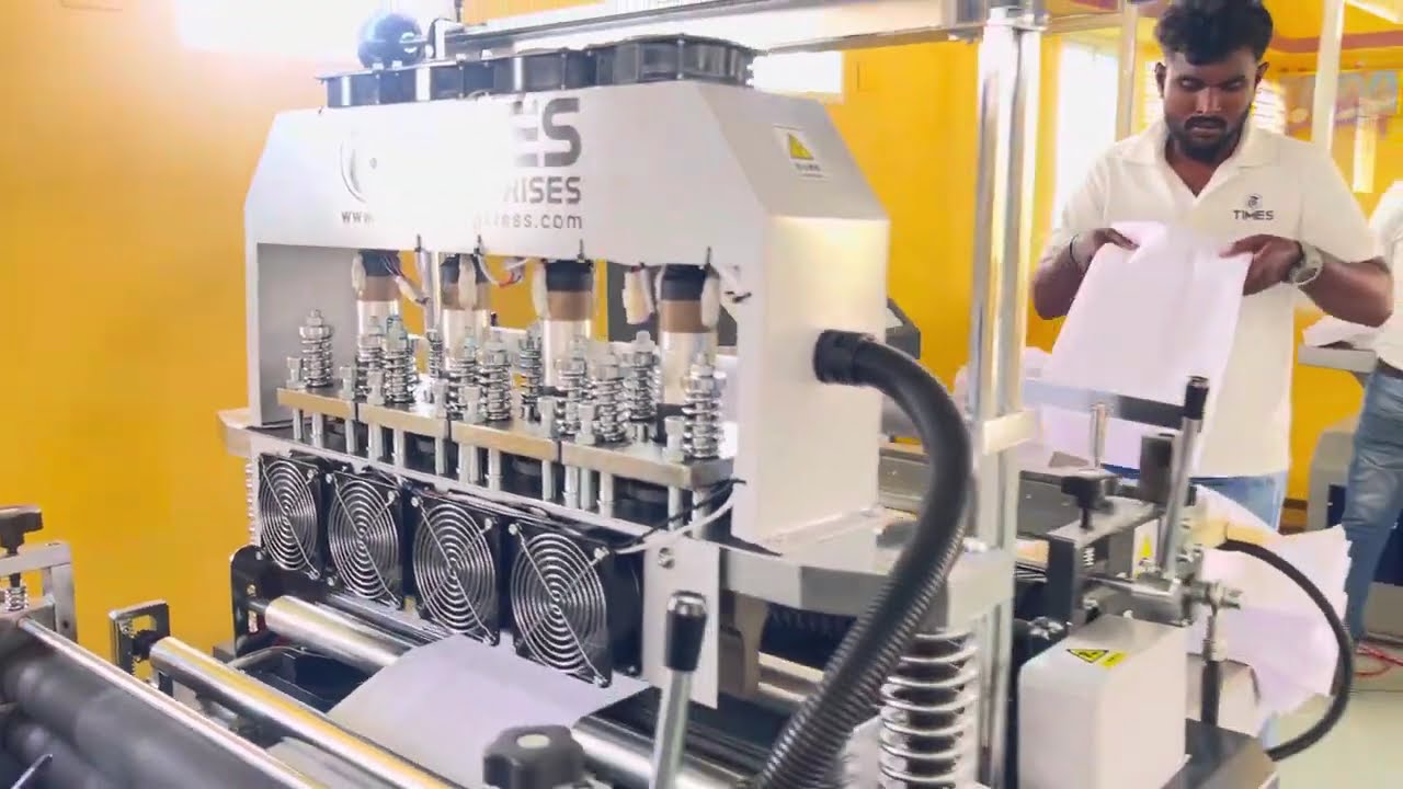 W CUT or U CUT NON WOVEN BAG MAKING MACHINE | TIMES | Coimbatore | www.timesenterprises.com