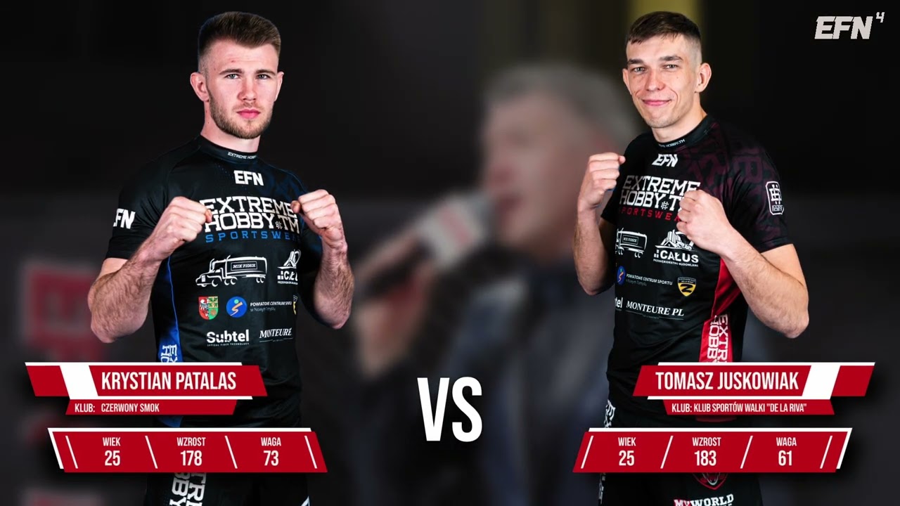 EFN 4 Semi-Pro Catchweight-73 kg: Krystian Patalas vs Tomasz Juskowiak
