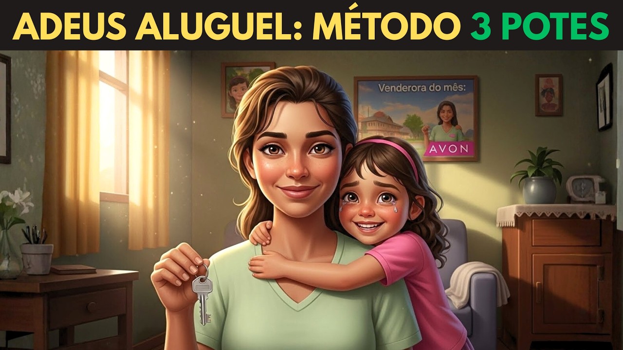 Como MÃE SOLTEIRA usou o Sistema dos 3 Potes e SAIU DO ALUGUEL