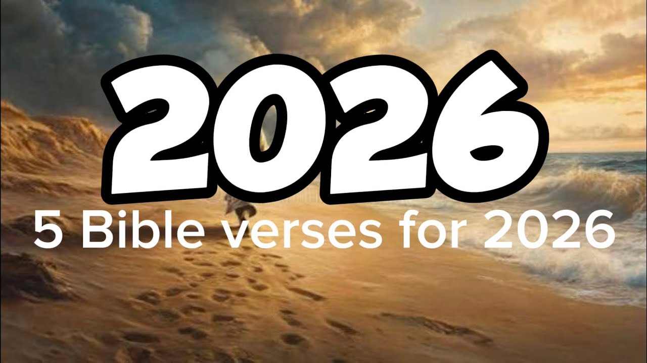 5 Bible verses you need for 2026!