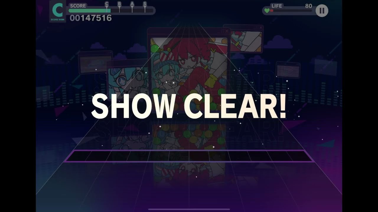 Colorful stage! 