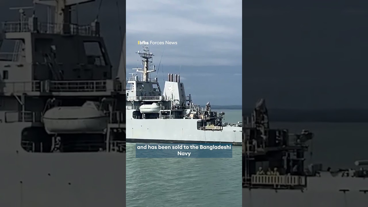 Former HMS Enterprise's final departure⚓