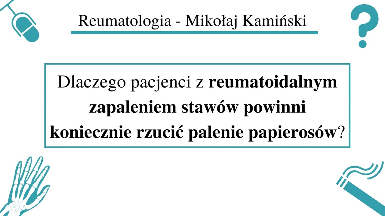 [022] [Podcast] Dlaczego pacjenci z RZS powinni koniecznie rzucić palenie papierosów?