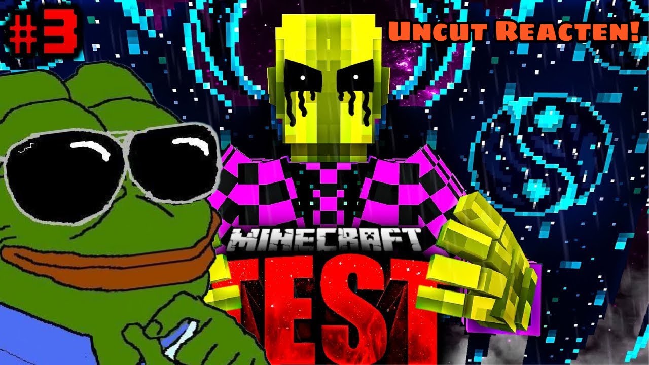 ich REAGIERE auf MINECRAFT TEST #03 von CHAOSFLO44 [Folge 03][#uncut #reacten #009]