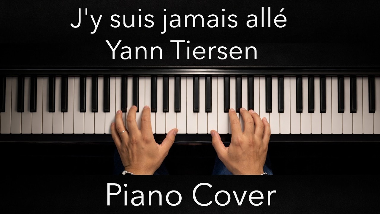 J'y suis jamais allé - Yann Tiersen (Piano Tutorial cover)  #piano #instrumental #tutorial