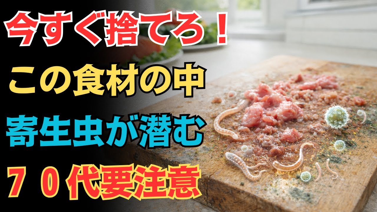 今すぐ食卓から外して！毎日食べた「この食品」に潜んでいた寄生虫…７０代、薬を飲んでも油断できない本当の理由