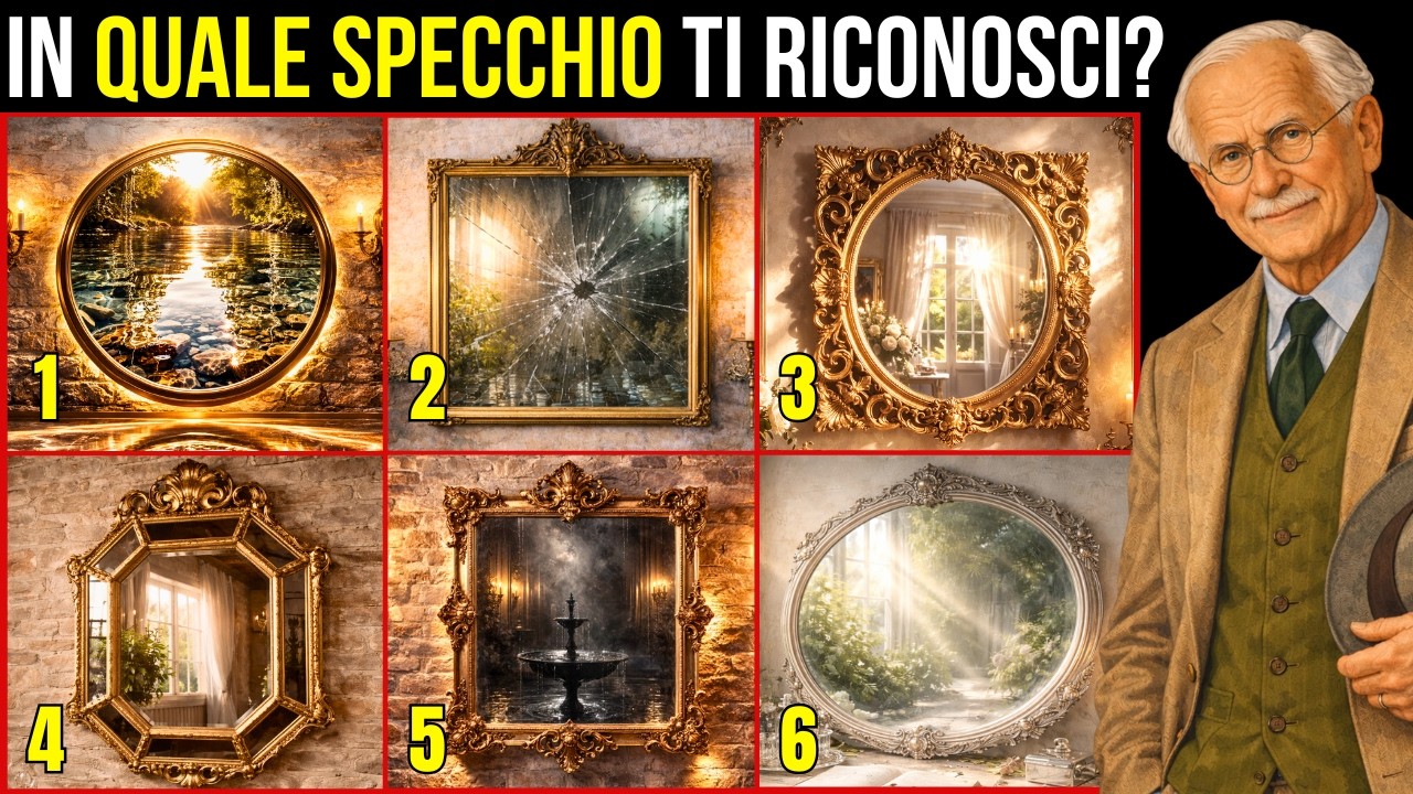 Lo Specchio che Ti Attira Svela la Tua Trasformazione Interiore | Test Psicologico di Carl Jung