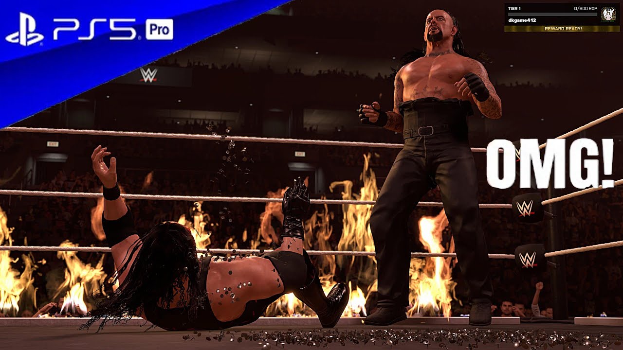 WWE 2K26- Undertaker vs Kane - Inferno Match WWE 2K26 PS5 Gameplay PS5 4K