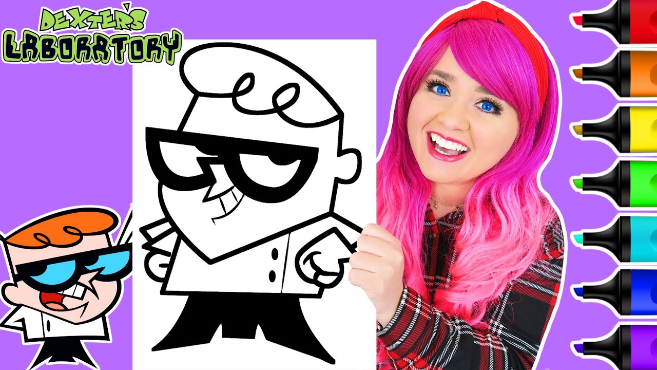 Coloring Dexter's Laboratory Coloring Page | Ohuhu Art Markers