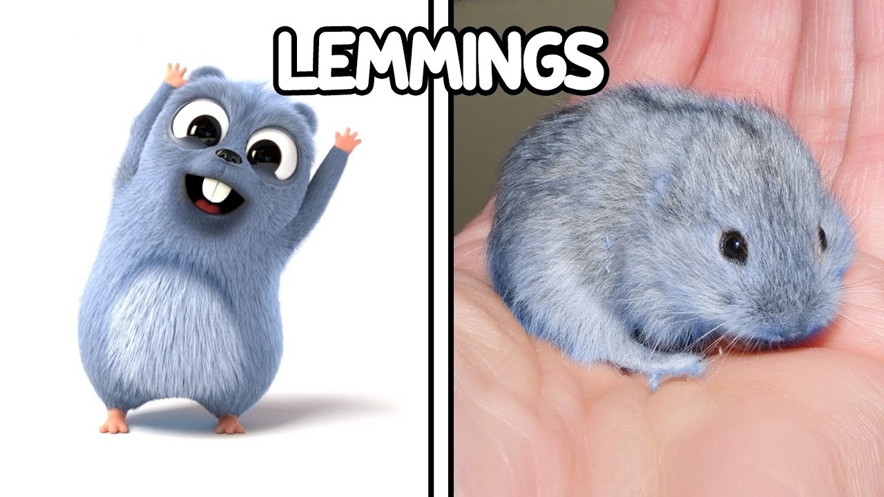 Grizzy and The Lemmings Characters In Real Life! 🌳