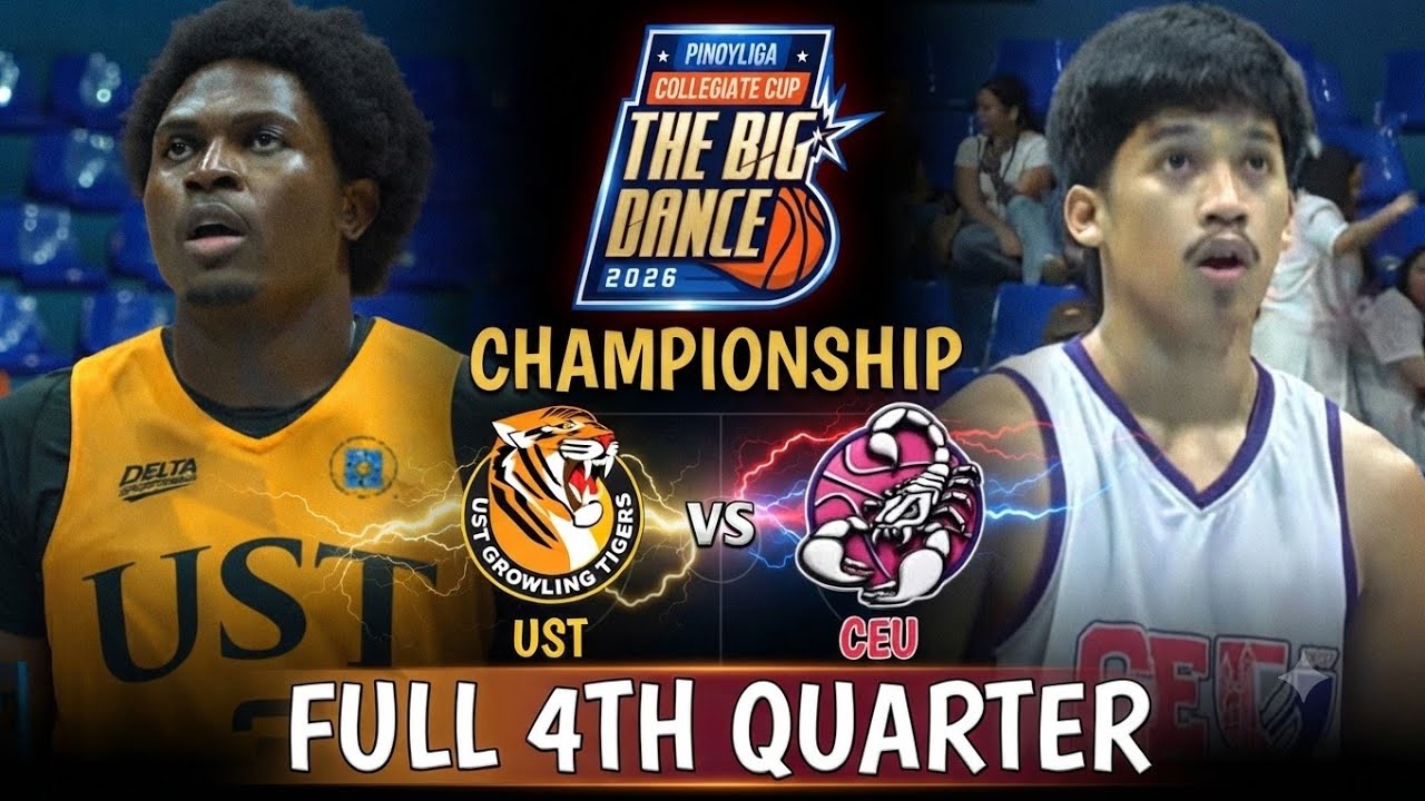 UST vs CEU : The Final Showdown (Full 4th Quarter) | Pinoyliga Cup - The Big Dance