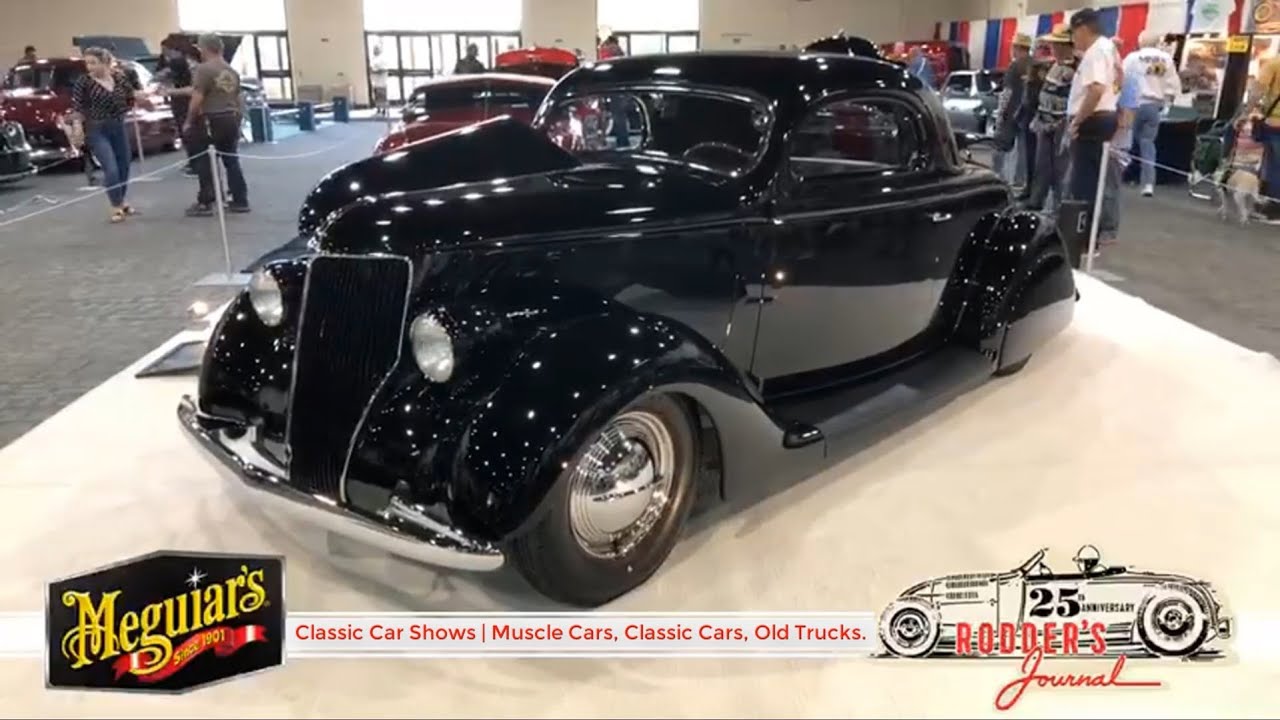 1936 Custom Coupe | Brian Rusk’s beautiful chopped 3-window coupe is right out of 1950!