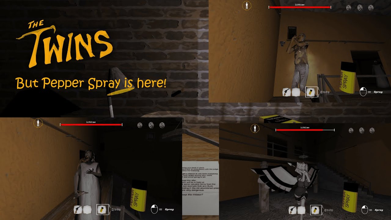 The Twins Unofficial Pc Port but the Pepper Spray is here!