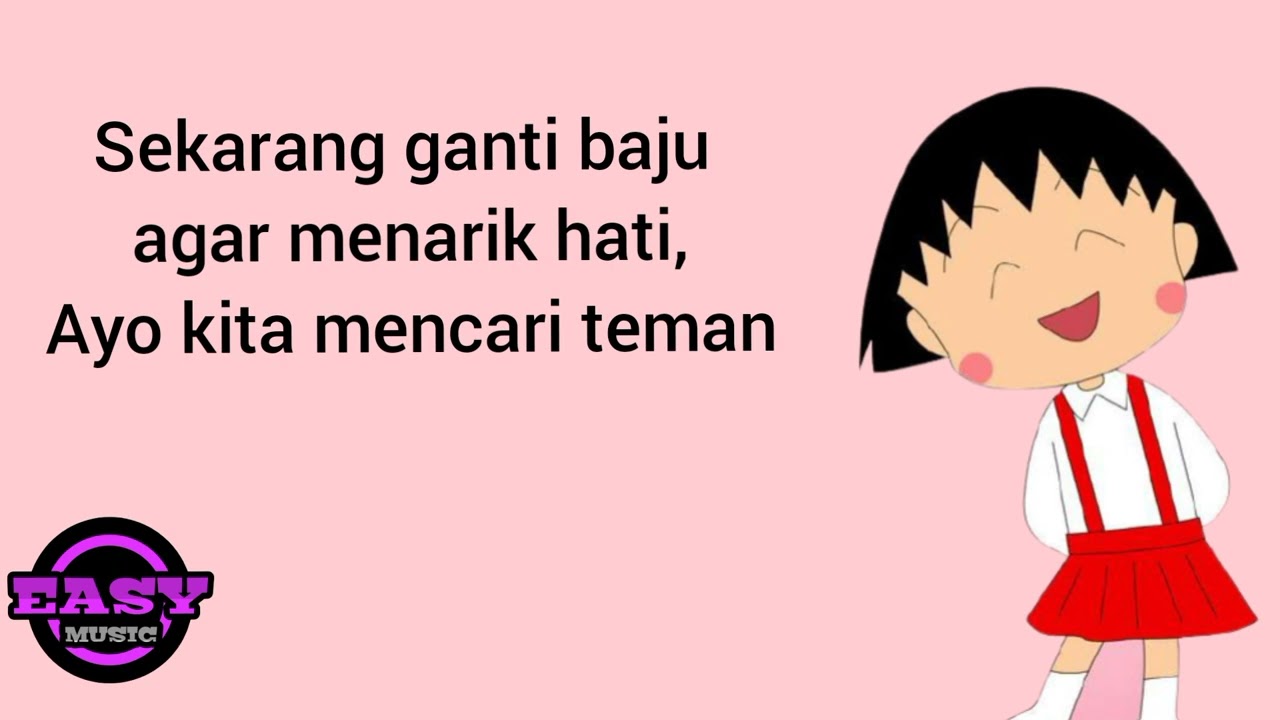 ost chibi maruko chan - Hal yang menyenangkan hati LIRIK cover by Ananda Apriliani