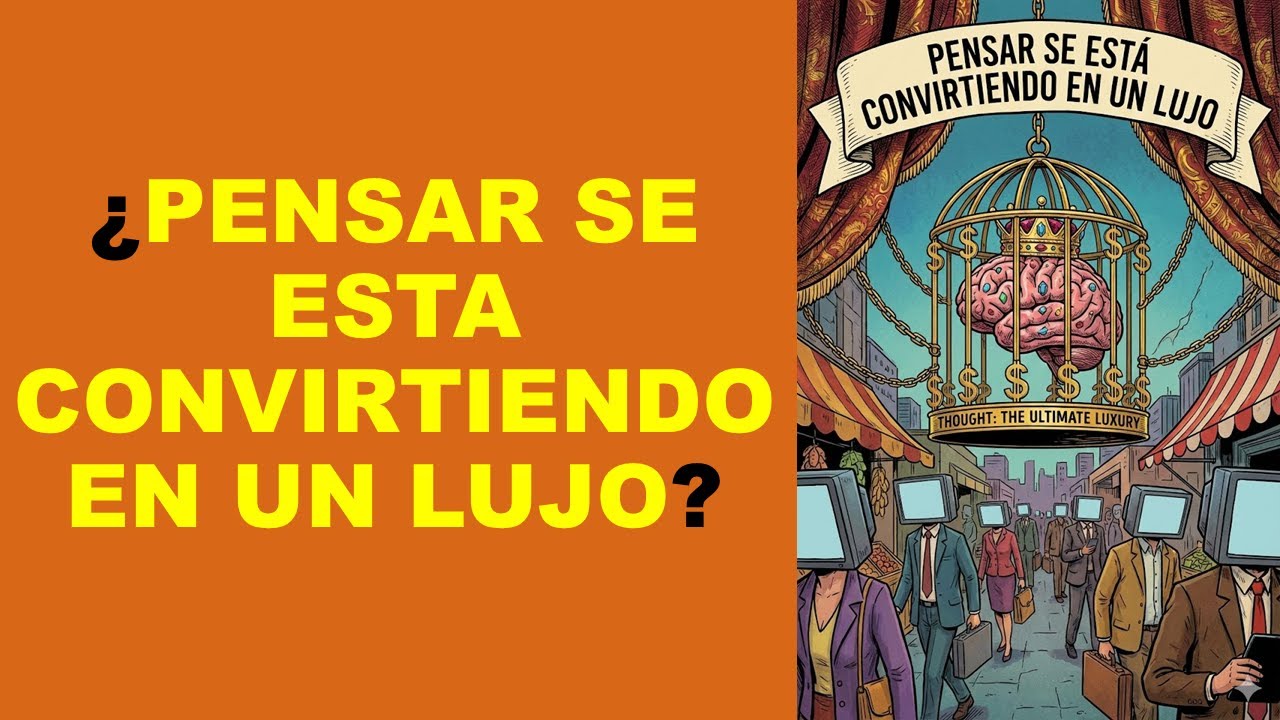 Soy Docente: ¿PENSAR SE ESTA CONVIRTIENDO EN UN LUJO?