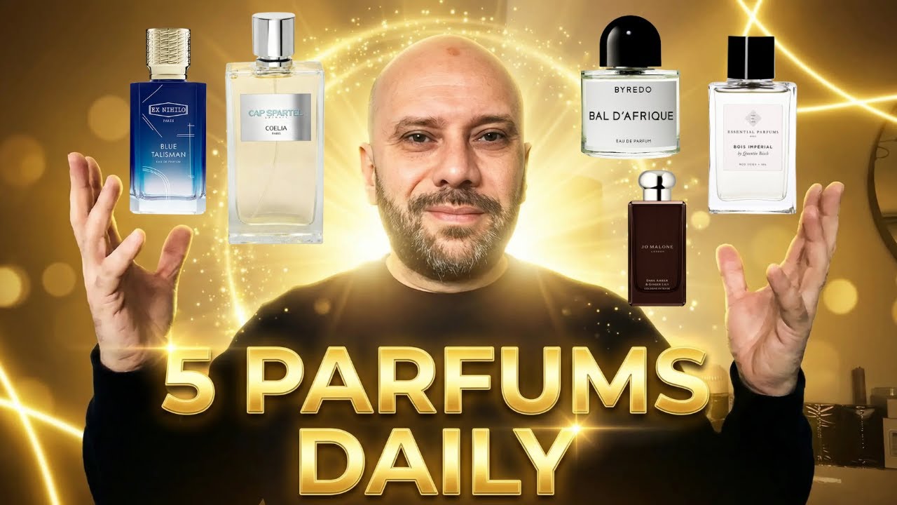 Sélection de 5 parfums DAILY