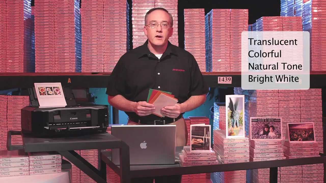 Inkjet Printable Greeting Card Introduction Video