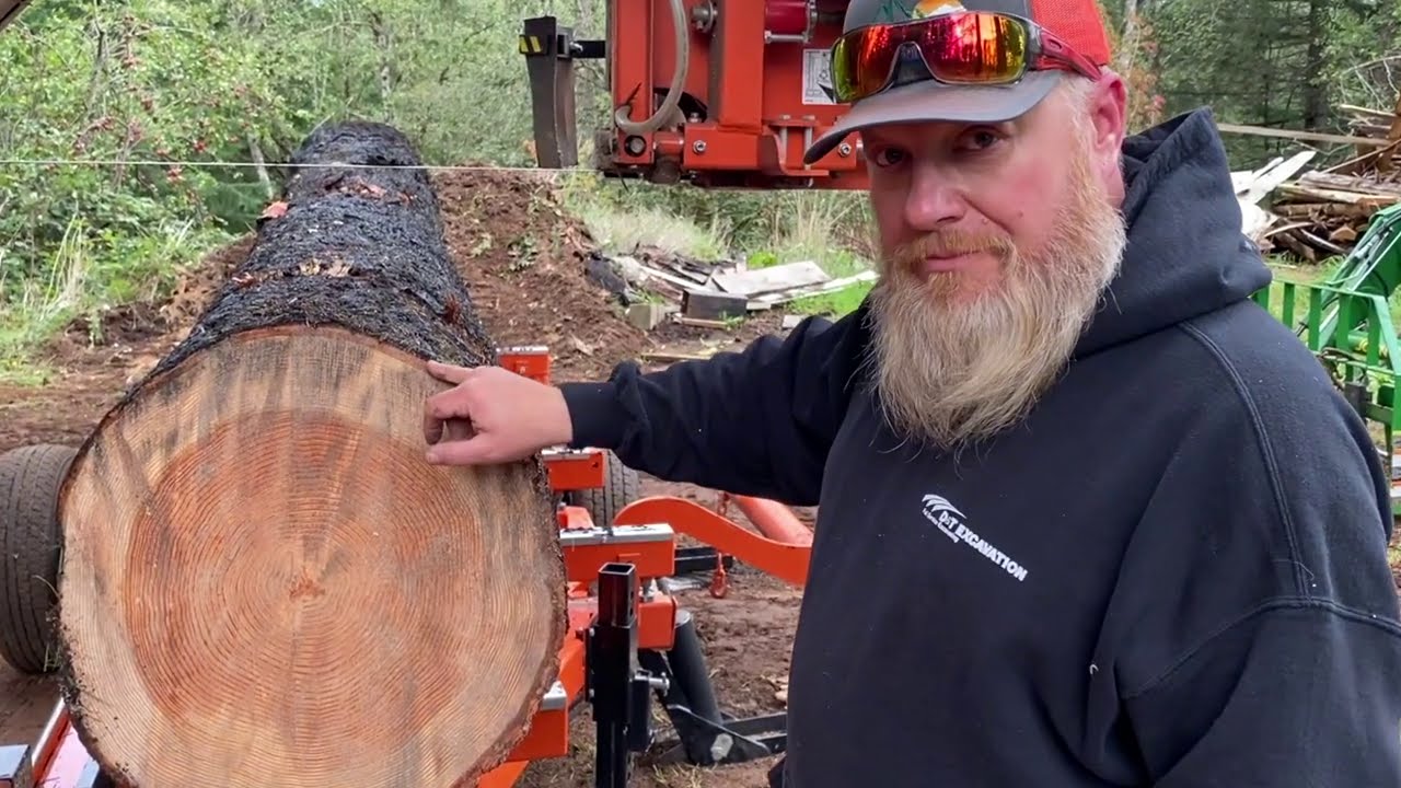 TREASURE from TRAGEDY!! Milling Burned Wildfire Logs Into BEAUTIFUL Beams