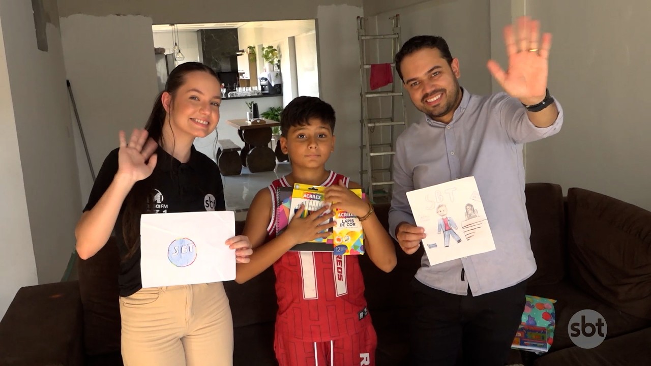 SBT NA MINHA CASA: Conhecendo um desenhista em Nova Mutum