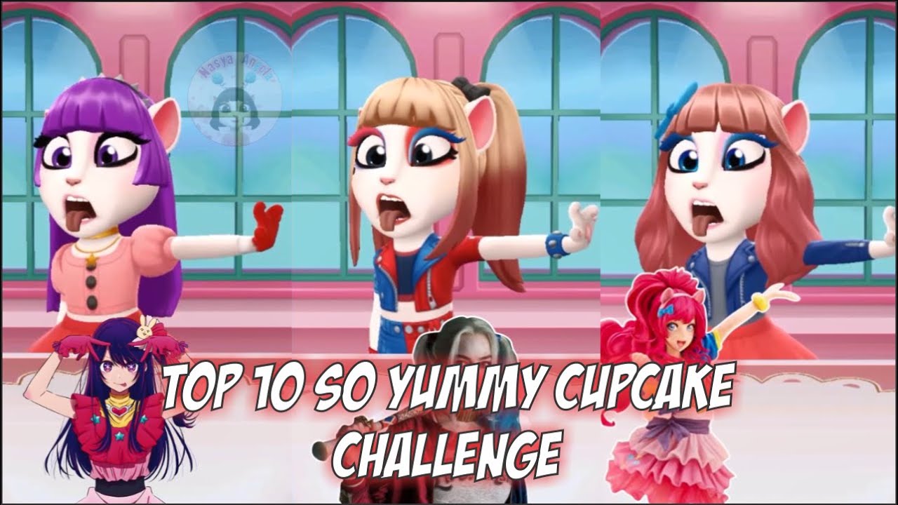 So yummy cupcake challenge Part 1 | My Talking Angela 2