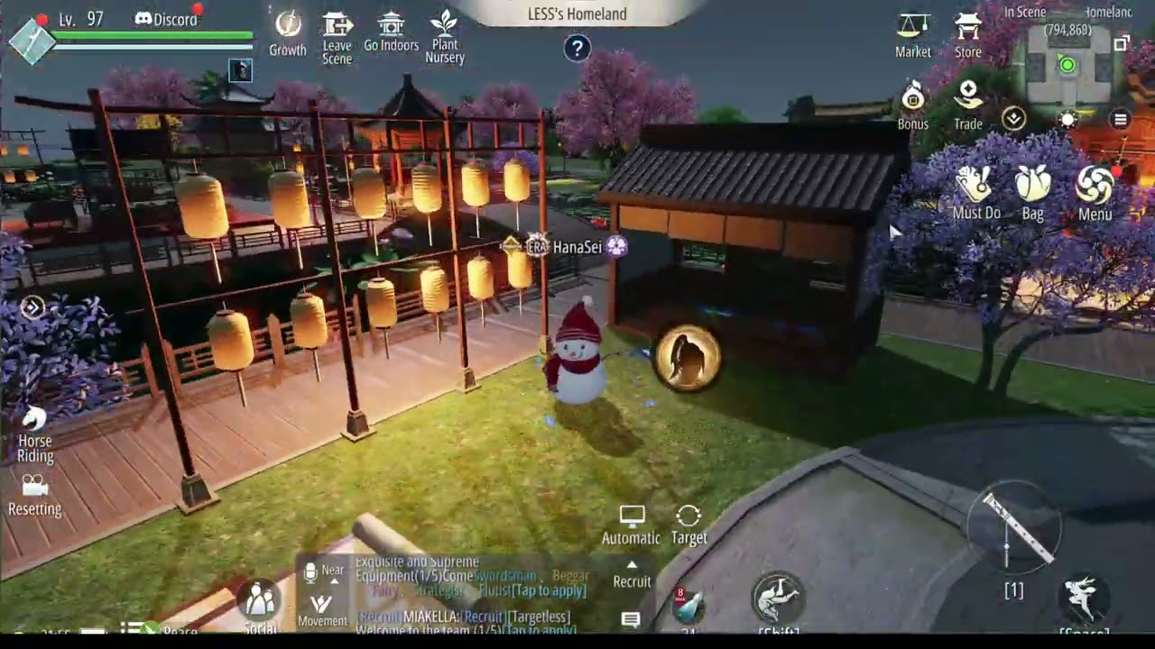 Moonlight Blade: Less's Homeland Night Time