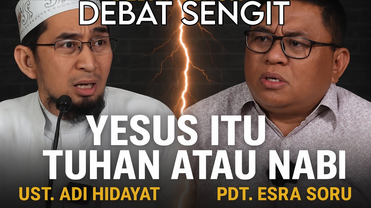 VIRAL🔥Yesus itu TUHAN atau NABI ?? Debat sengit Ust. Adi Hidayat dan Pdt Esra soru
