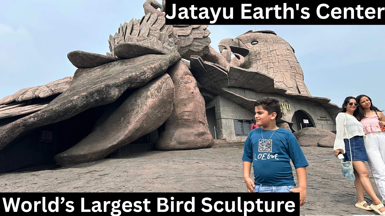 Visited World's Biggest Bird Sculpture in the World || Jatayu Earth's Center