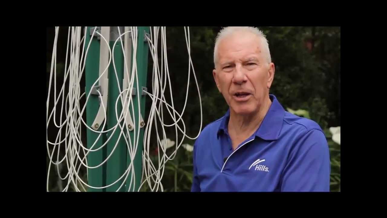 Hills Rotary Clothesline Installation Instructions - Install Hills Rotary Clothes Lines