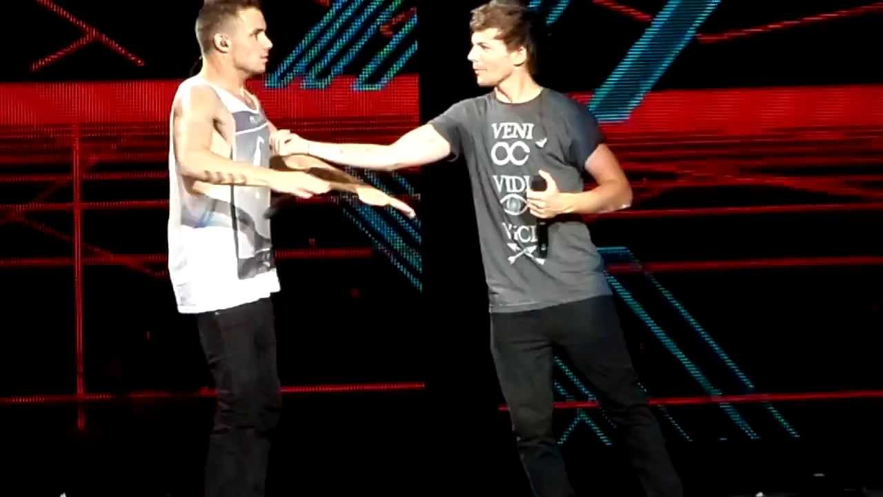 One Directoin- Kiss you Tinley Park, IL Take me Home tour 7/14/13-- louis' dancing