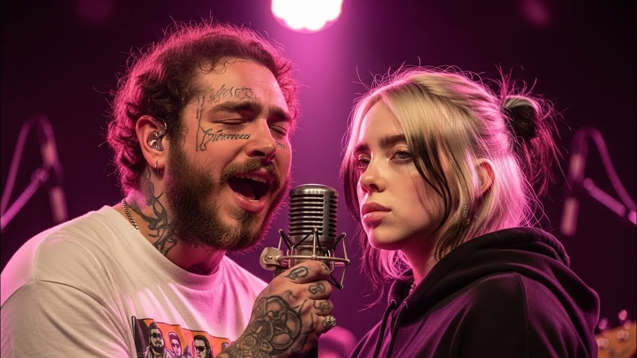 Post Malone ft Bilie Eillish – Stay Until It Hurt's ( Lyrics Video )