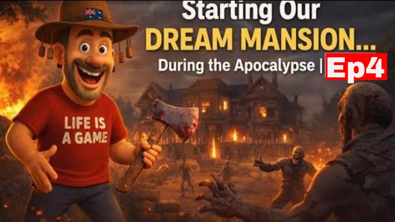 Starting Our DREAM MANSION During the Apocalypse  Ep 4 #7daystodie #survivalgame #basebuild #gaming