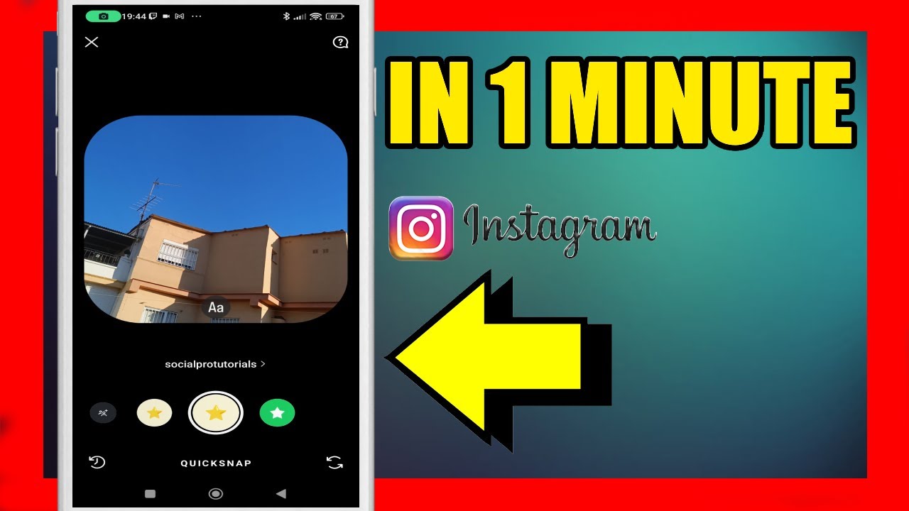 HOW to PUT QUICKSNAP in INSTAGRAM
