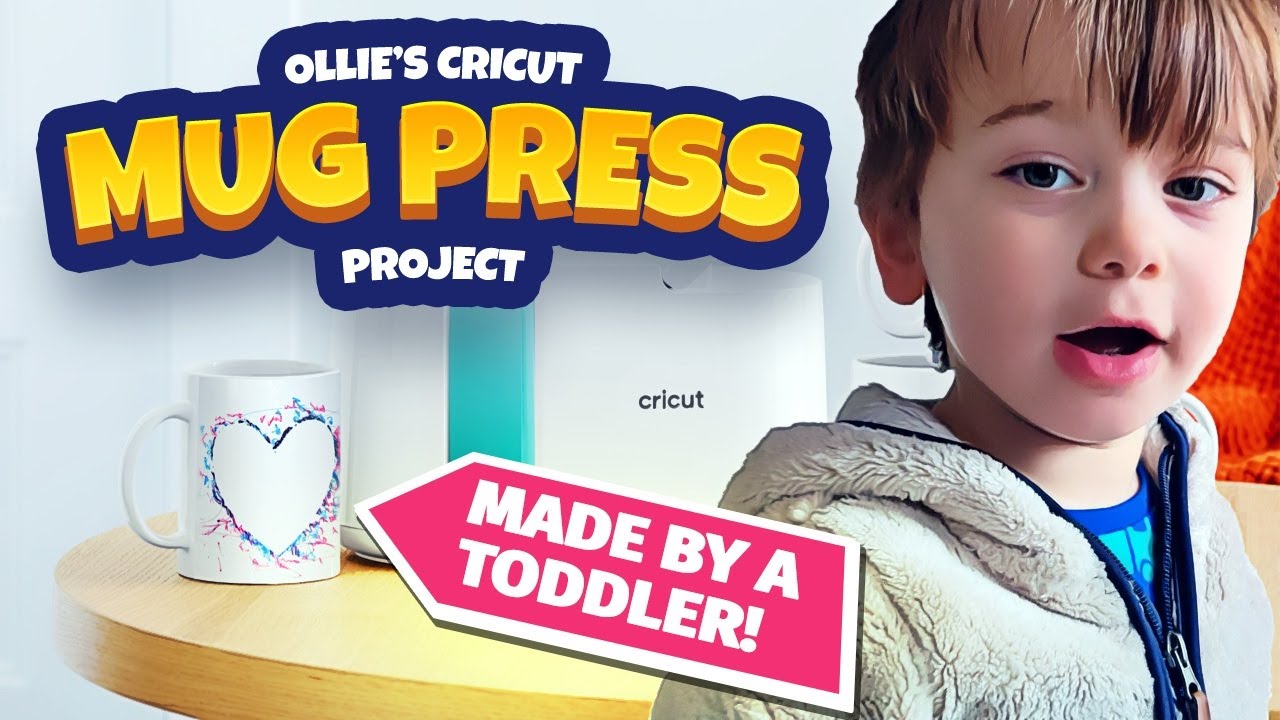 Toddler's Cricut Mug Press Birthday Gift for Mummy | Ollie's Adventures
