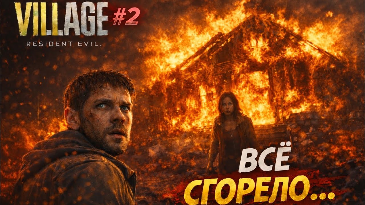 ВСЁ СГОРЕЛО… Дом Луизы 🔥 Resident Evil Village #2