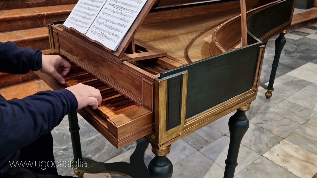 Norberto Broggini playing on harpsichord after Giacomo Ridolfi around 1665 (Rome)-PART 2/5 Sarabanda