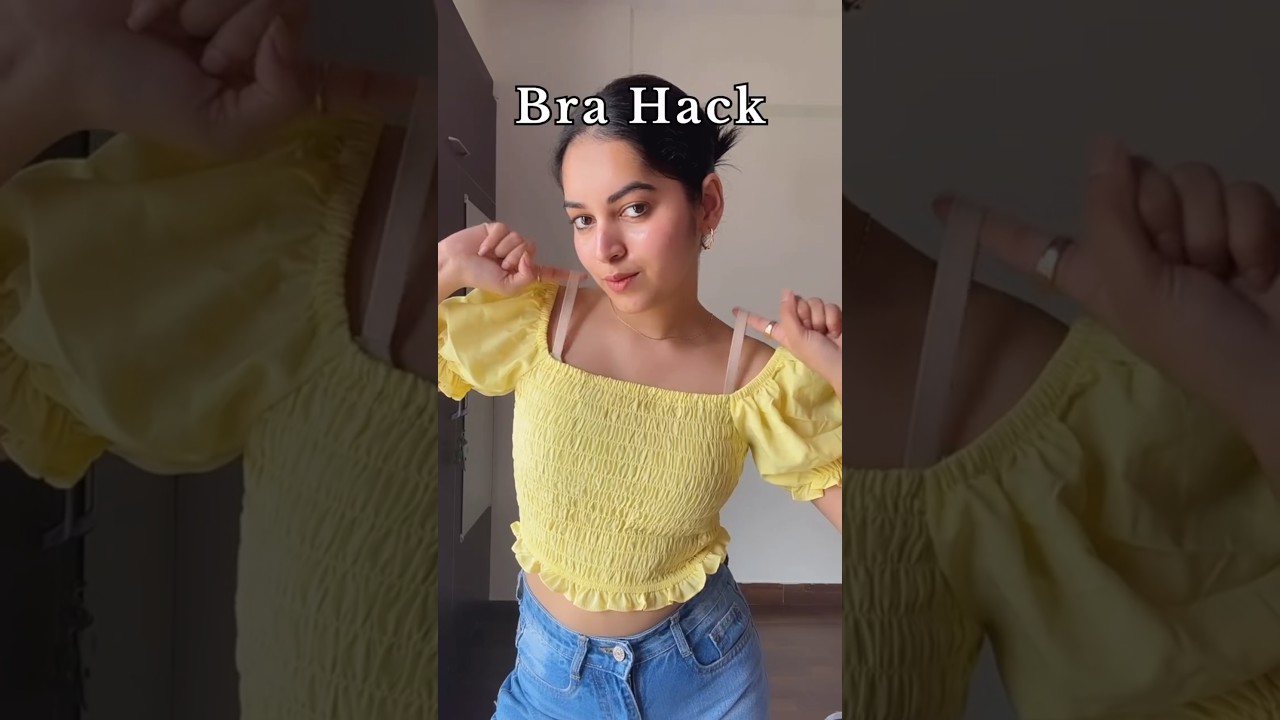 Bra Hack for open wide neck✨🫧🎀 #fyp #fashionhack #hacks #brahack #fashiontips #styletips #ootd #girl