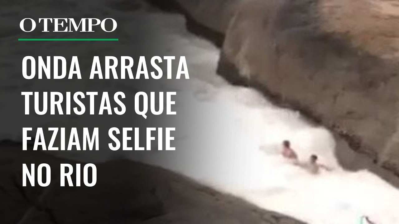 Turistas são jogados ao mar quando faziam selfie na Pedra do Arpoador, no Rio de Janeiro