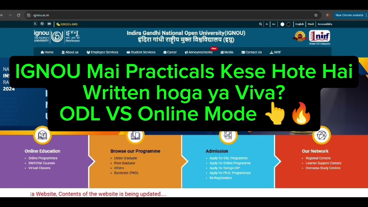 IGNOU ODL VS Online Practical Exam Kese Hote Hai 🔥 &mdash; Biggest Confusion End!‼️ Full Guidance 👆🔥