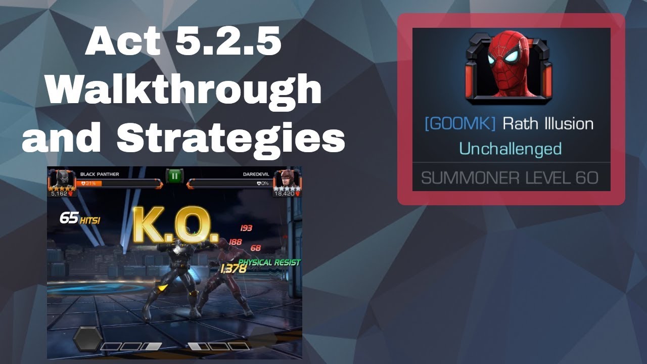 Act 5.2.5 (Insurrection) Easy Path Walkthrough and Strategies [MCOC]