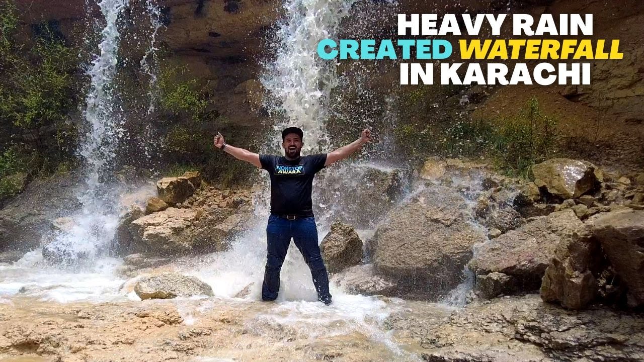 🏍 Karachi Main Secret Waterfalls