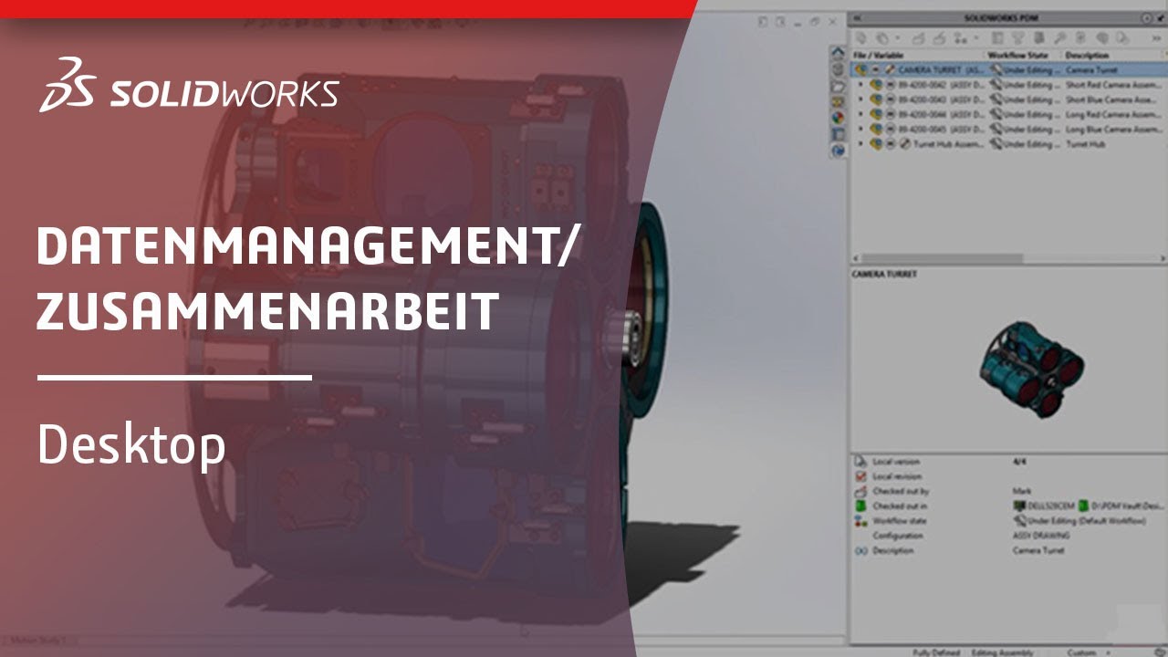 SOLIDWORKS PDM 2017: Neue Funktionen