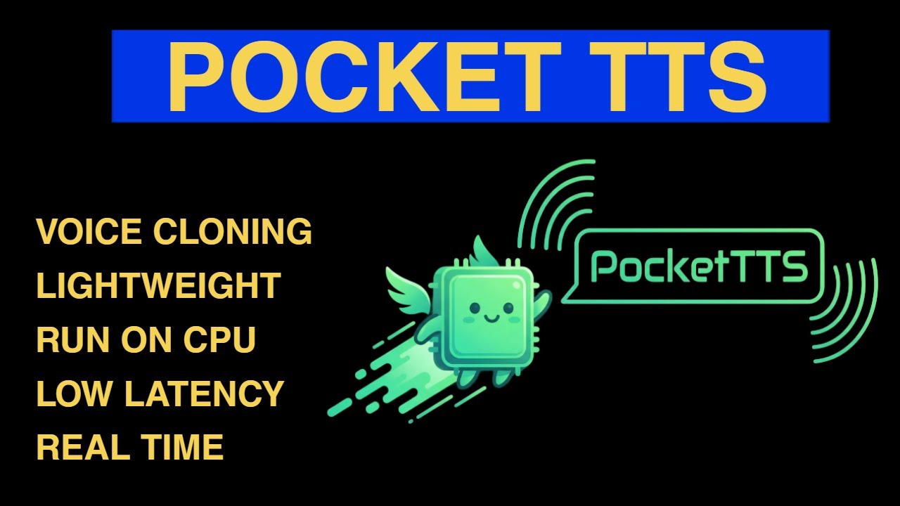 Pocket TTS  CPU Only Lightweight TTS Voice Cloning