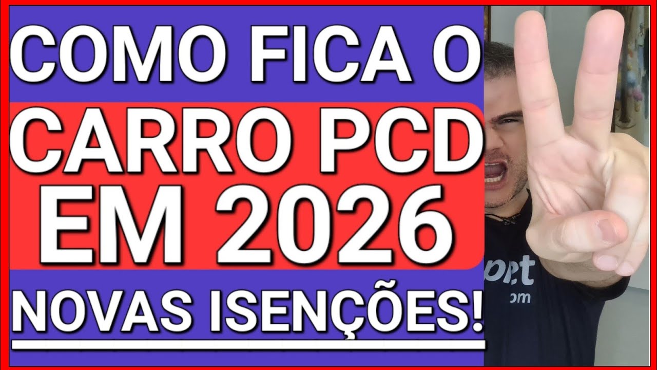 🚨AGORA DEU! NOVA LEI CARRO PCD: COMO RENOVAR AS ISEN&Ccedil;&Otilde;ES EM 2026