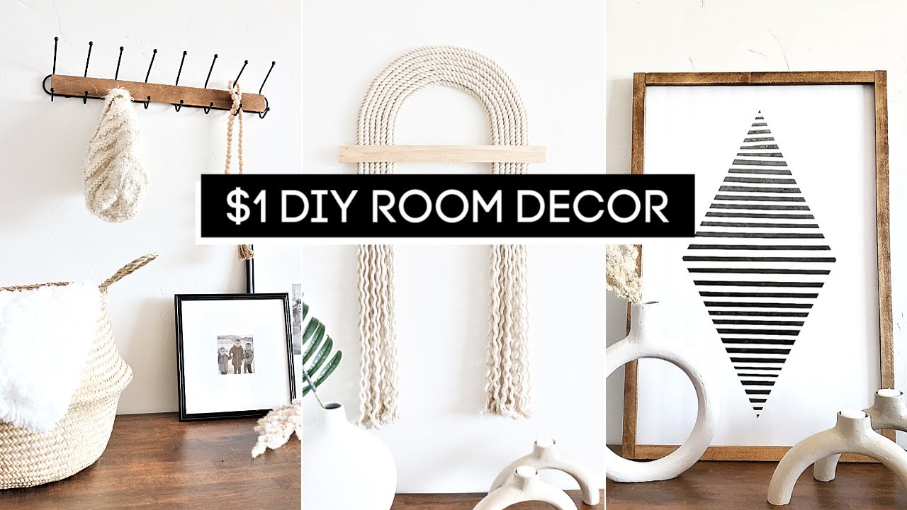DIY Room Decor! $1 Dollar Tree DIY Boho Decor *Anthropologie Inspired*