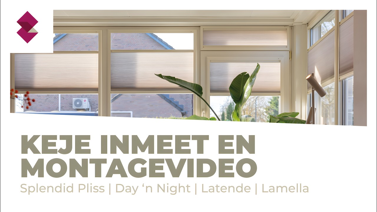 KeJe inmeet en montagevideo | In Frame raamdecoratie