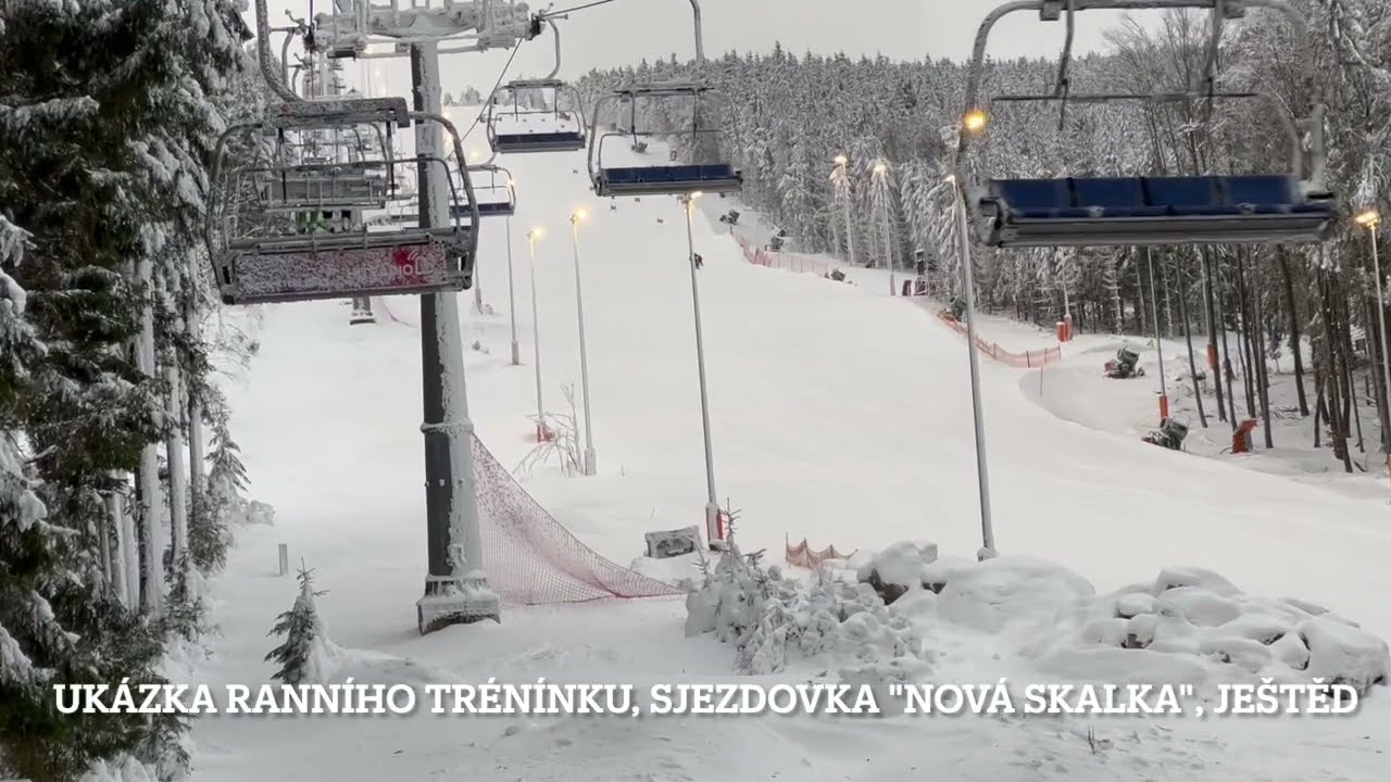 SK Ještěd - ranní trénink na Ještědu - Nová Skalka