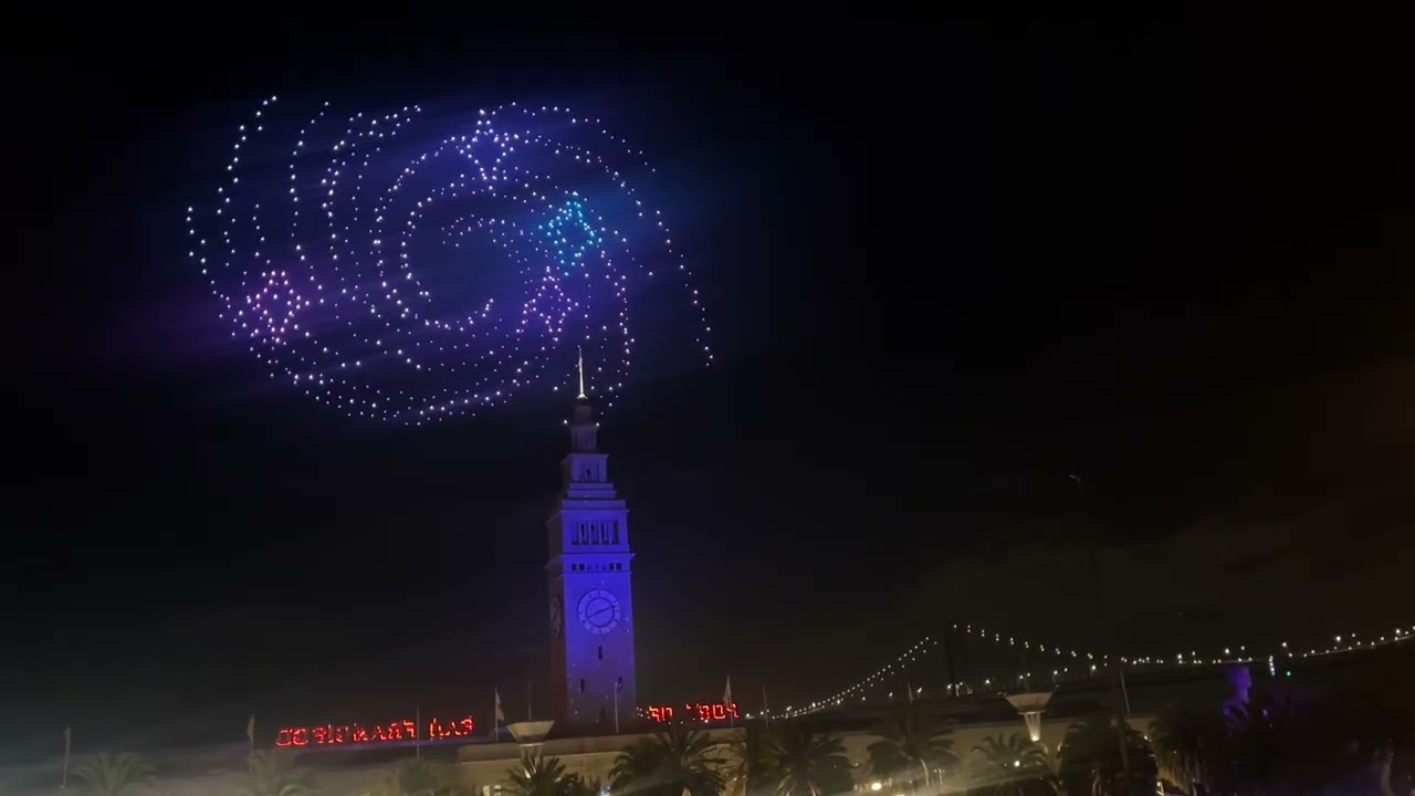 Drone Show in San Francisco, Oct 8th 2025 